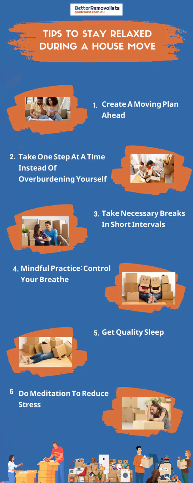tips on staying calm during a move